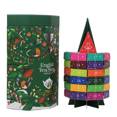 Julekalender English Tea Shop Advent Christmas Tree Ø - 25 breve
